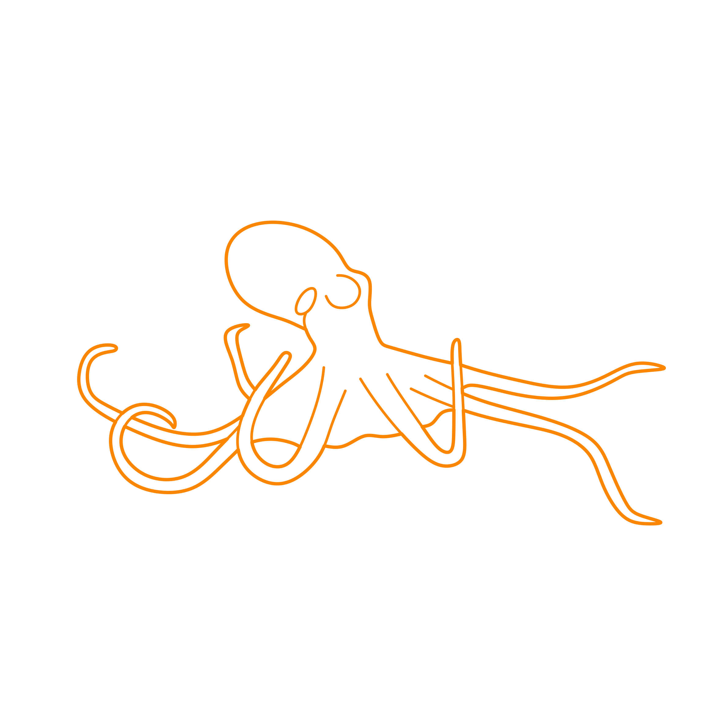 Animals Cephalopods Giant Pacific Octopus Laser Cut Svg File Free Vectors